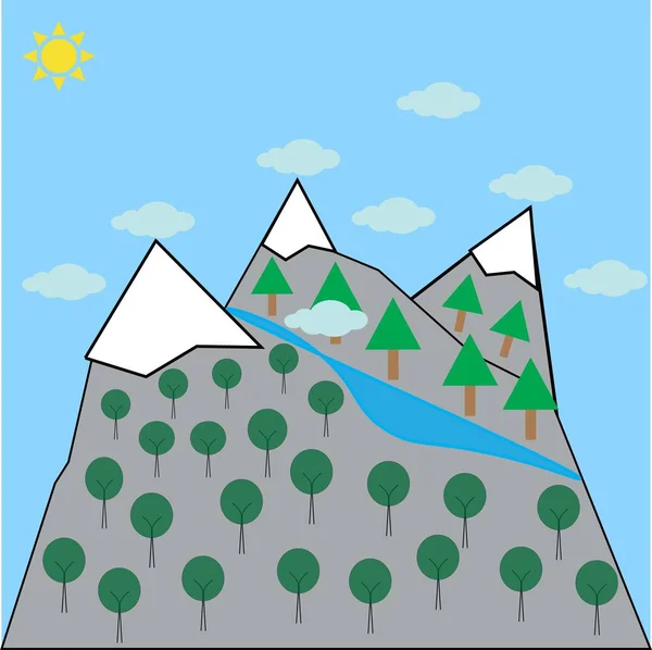 Βουνά — Διανυσματικό Αρχείο