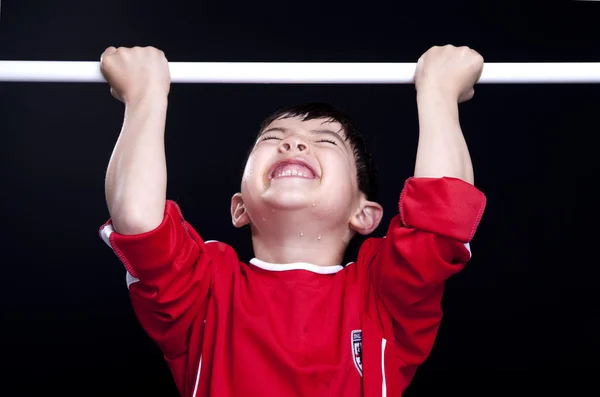 Trying to do a pullup. — Stock Photo, Image