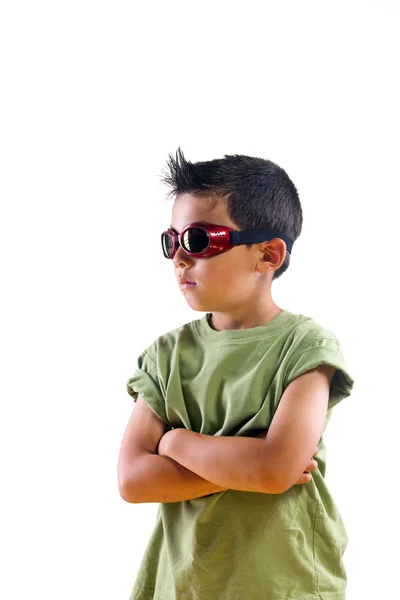 Menino com óculos . — Fotografia de Stock