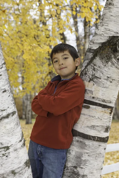 Portrait in autumn. — Stock Photo, Image