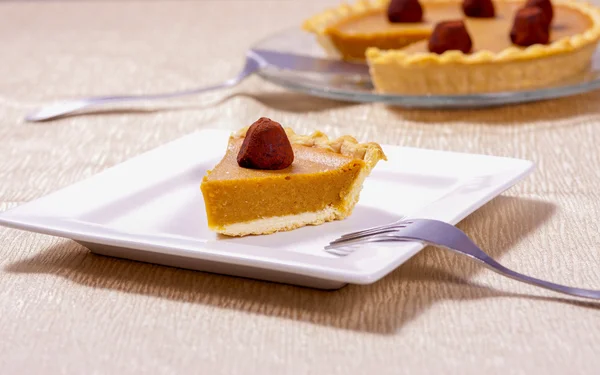 Trufas en pastel de calabaza . — Foto de Stock