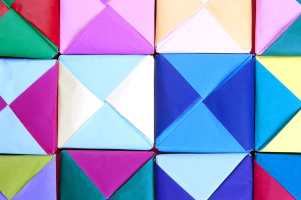 Wzory geometryczne origami. — Zdjęcie stockowe