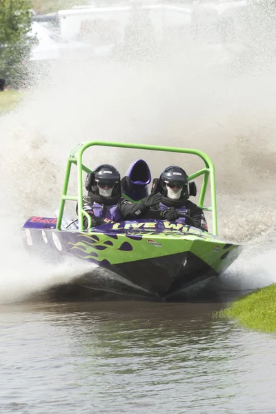 Sprint boat competitor on short course. — Stock Photo, Image