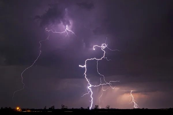 Rural Thunderstorm — Stock Photo, Image