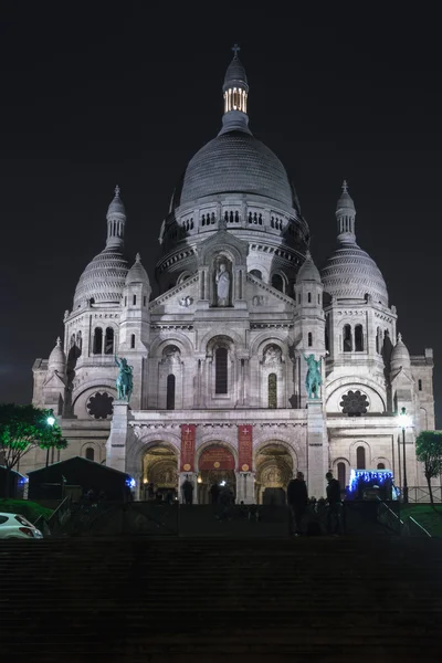 Sacre Coeur basiliek in Montmartre — Stockfoto