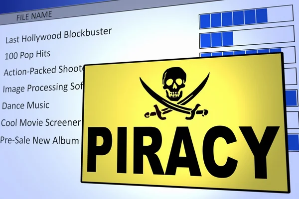 コンピューターの著作権侵害 ストックフォト