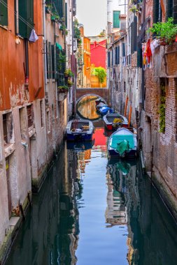 renkli Venedik kanal