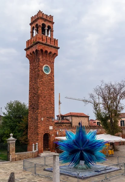 Torre del reloj de Murano — Foto de Stock