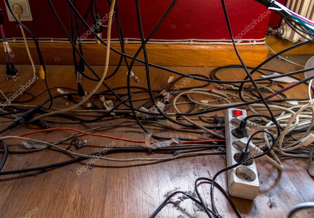 Dirty Cables — Stock Photo © eldeiv 24755111
