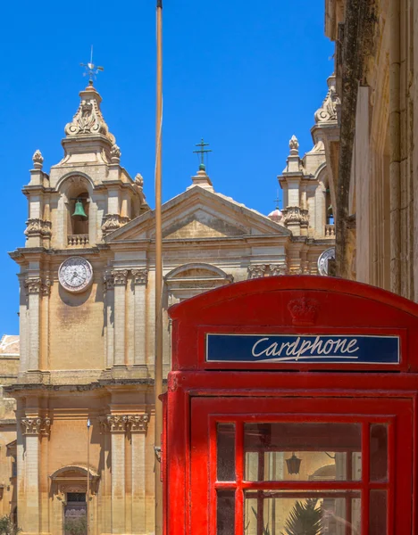 Malta Cabina telefónica — Fotografia de Stock