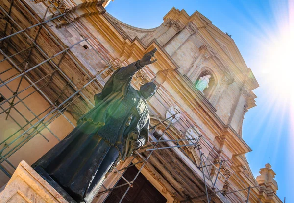 Estátua do Papa Pio IX — Fotografia de Stock