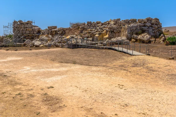 Entrada al Templo de Ggantija — Foto de Stock