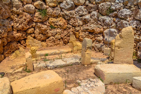 GGANTIJA templom kövek — Stock Fotó