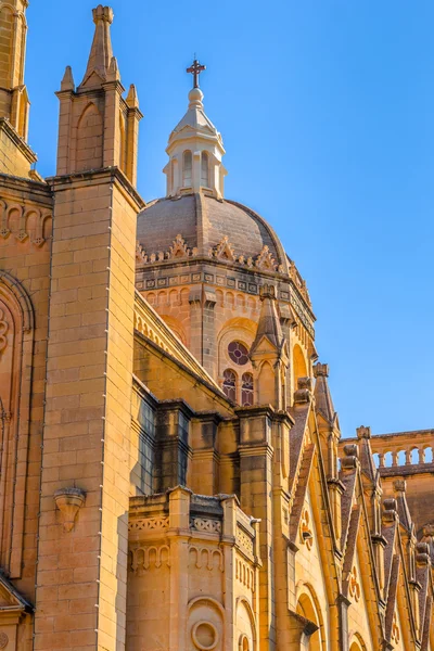 Ghajnsielem kerk koepel — Stockfoto