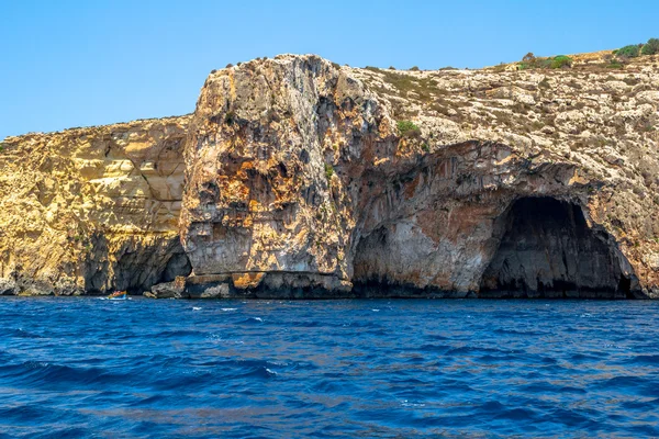 Пещеры Голубого грота — стоковое фото