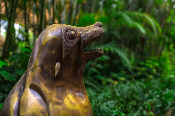 Estatua de cabeza de león marino — Foto de Stock