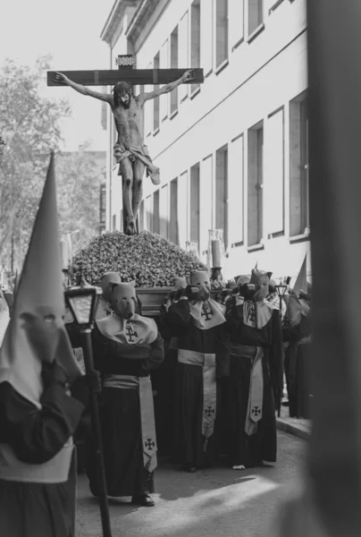 Valladolid Giovedì Santo 2014 15 — Foto Stock