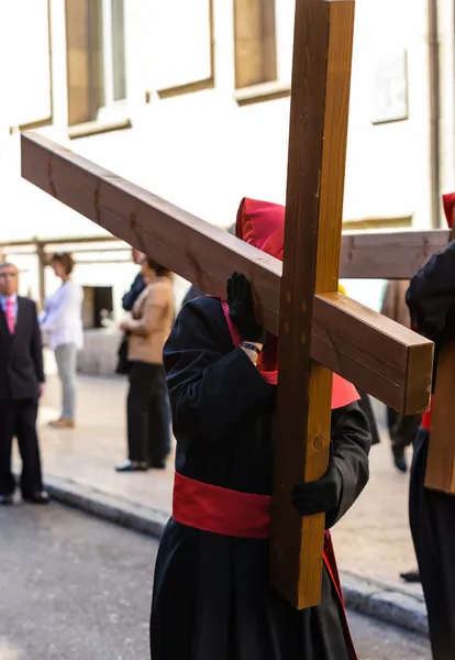 Valladolid Giovedì Santo 2014 12 — Foto Stock