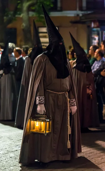 Valladolid guten Donnerstag Nacht 2014 12 Stockbild