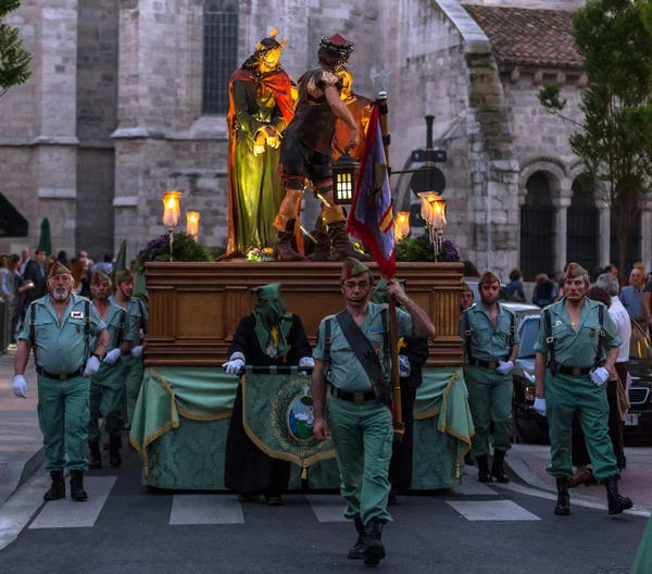 Valladolid iyi Cuma gecesi 2014 01 — Stok fotoğraf