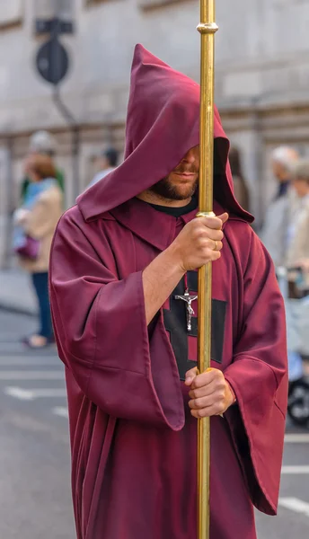 Holy Week Participant — Stock Photo, Image