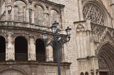 sokak görünümü Valencia. İspanya