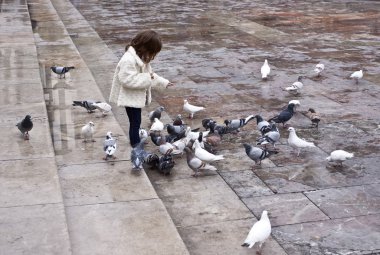 sokak görünümü Valencia. İspanya