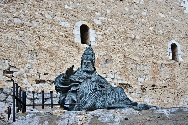 Detalhe do Castelo do Papa Luna — Fotografia de Stock