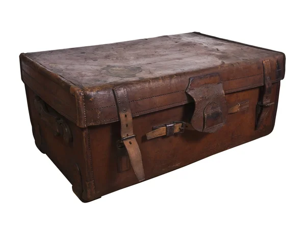 Starožitný lodní kufr. — Stock fotografie