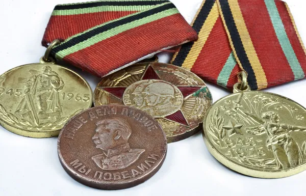 Medals for honours in protection — Stock Photo, Image