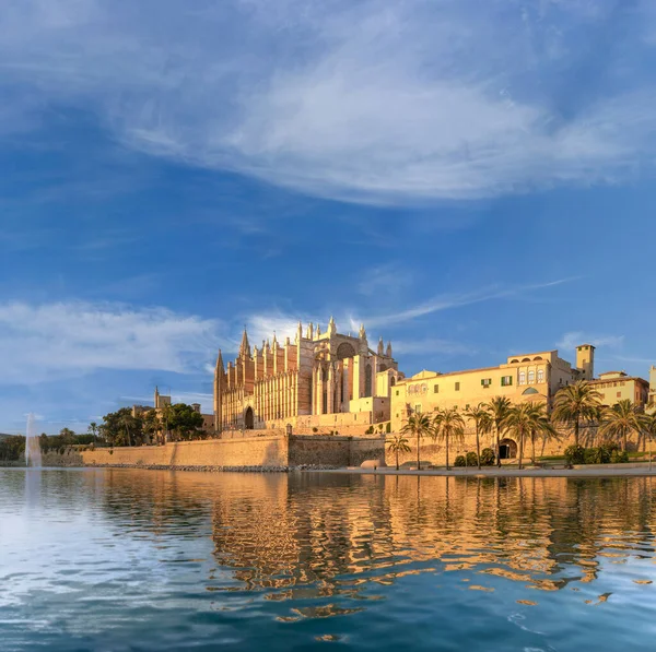 Mallorca Katedrális Baleár Szigetek — Stock Fotó