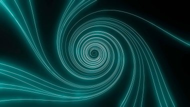 Soyut nesneler ve renklerin 3d çizimi