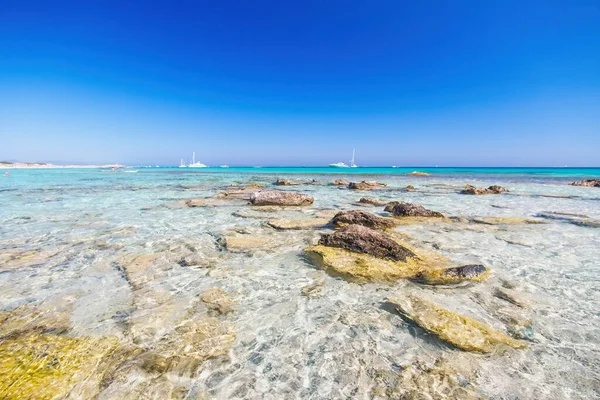 Sunny Day Formentera Beach Spain — Stock Photo, Image