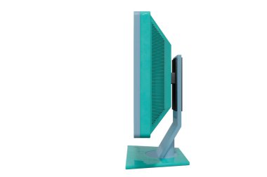 3d illustration electronic monitor isolated