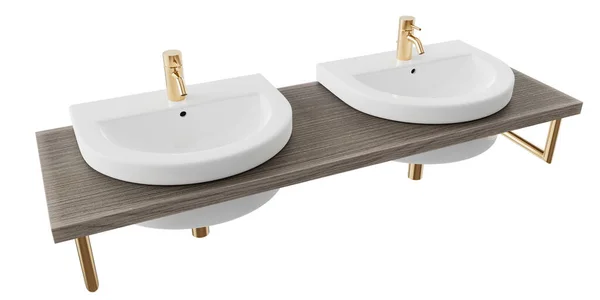 Illustration Bathroom Furniture Concept Sink — Zdjęcie stockowe