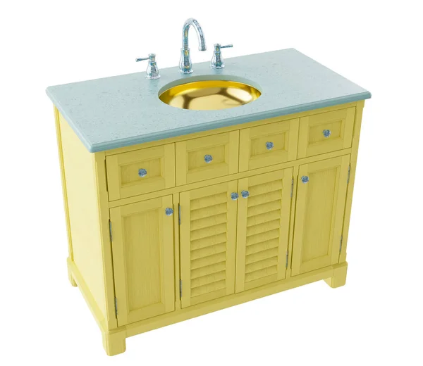 Illustration Bathroom Furniture Concept Sink — Zdjęcie stockowe