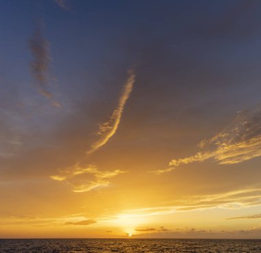 yaz günbatımı Beach'deki majorca, İspanya