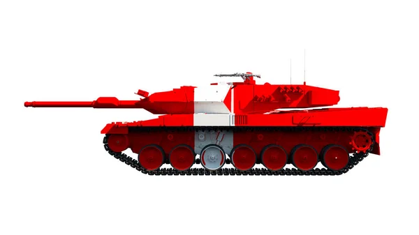 Illustration Military Vehicles Tanks Painted Flag — ストック写真