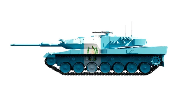 Illustration Military Vehicles Tanks Painted Flag — Foto Stock