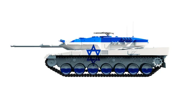 Illustration Military Vehicles Tanks Painted Flag — 스톡 사진