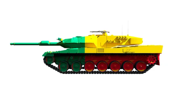 Illustration Military Vehicles Tanks Painted Flag — Fotografia de Stock