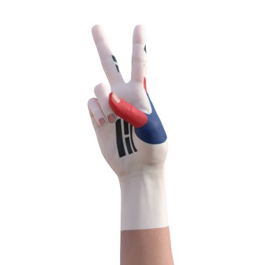 Güney Kore dövmesi, iletişim ve ulus kavramı ile el hareketlerinin 3D çizimi