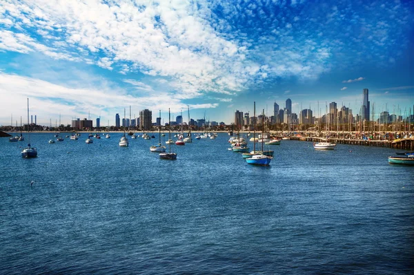 Barcos en Melbourne — Foto de Stock