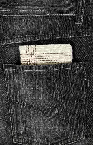 Кошелек в джинсах — стоковое фото