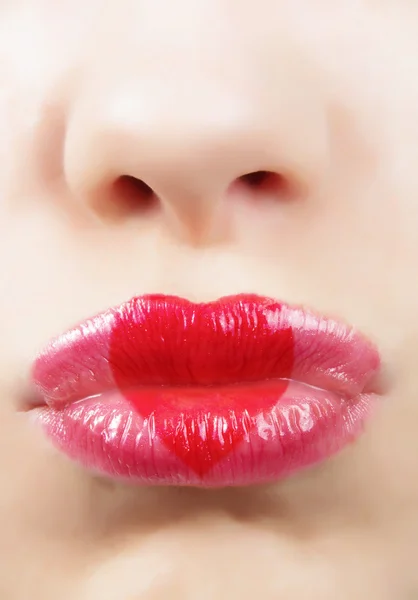 Labios rojos —  Fotos de Stock