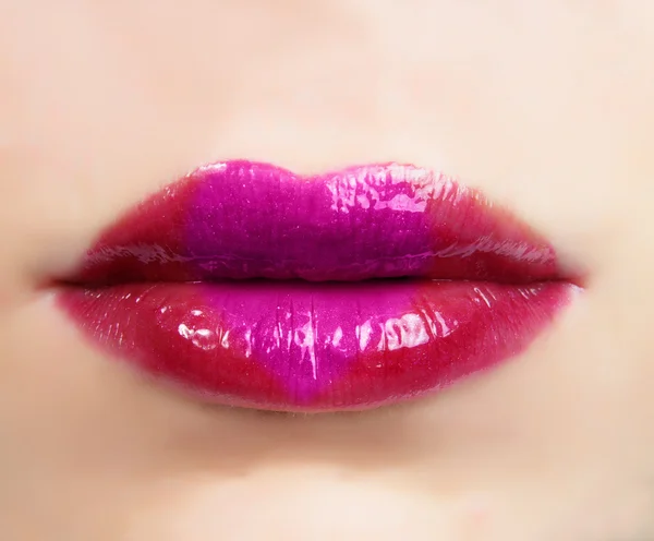 Lèvres rouges — Photo
