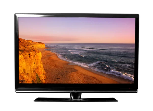 Ekran telewizora — Zdjęcie stockowe