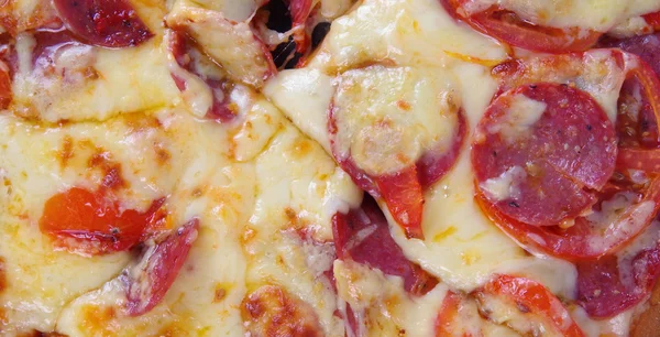 Pizza Detailní — Stock fotografie