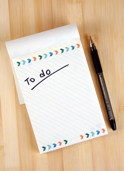 To do list — Stock Photo, Image