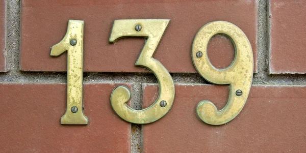 Evi numaraları — Stok fotoğraf